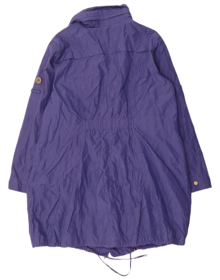 Marks & Spencer Manteau imperméable surdimensionné pour femme UK 20 2XL Bleu Coton