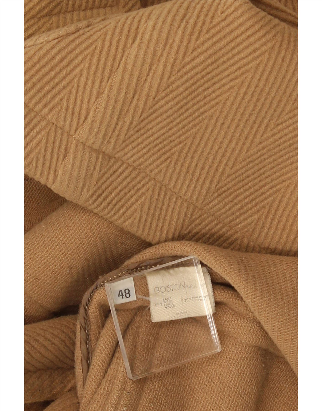 Oliver By Valentino Duffle-coat coupe ample pour homme IT 48 Chevron beige moyen