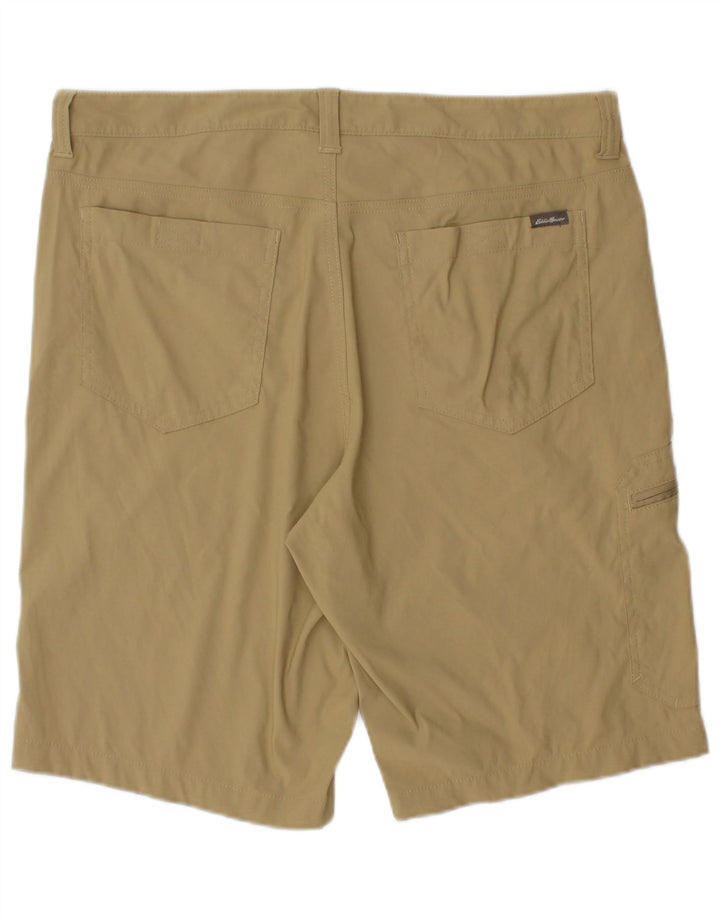 Eddie Bauer Short cargo pour homme W34 Large Kaki Nylon