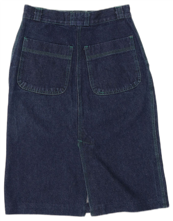 GREEN LEAVES Jupe en jean pour femme IT 44 Medium W26 Bleu Coton