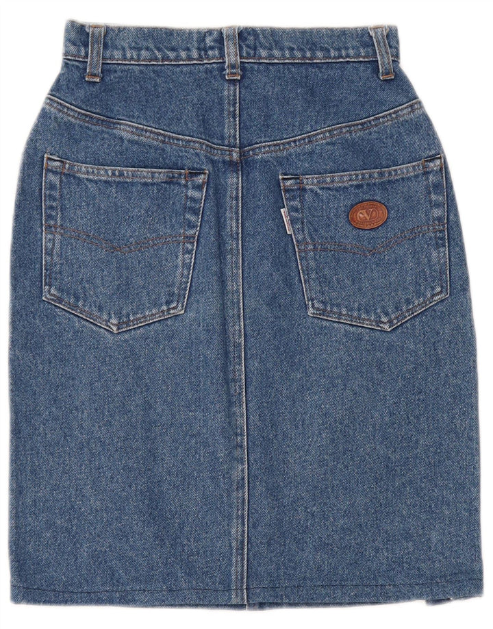 Valentino Femme Jupe En Jean W26 Petit Bleu Coton