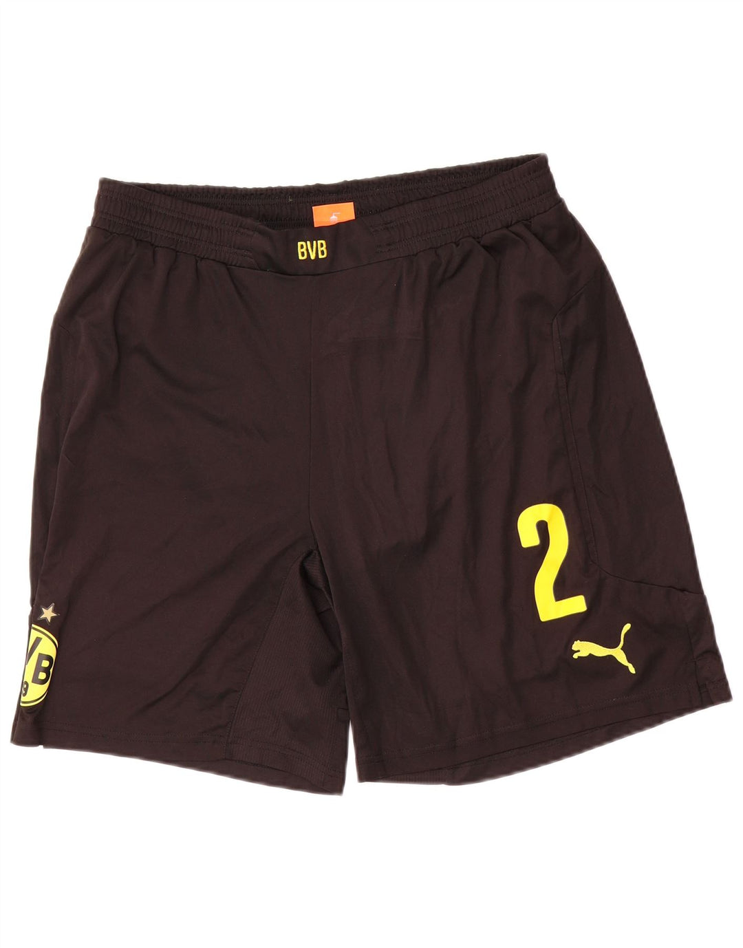 Puma Short de Sport BVB Dortmund Graphic Homme Noir Large Polyester
