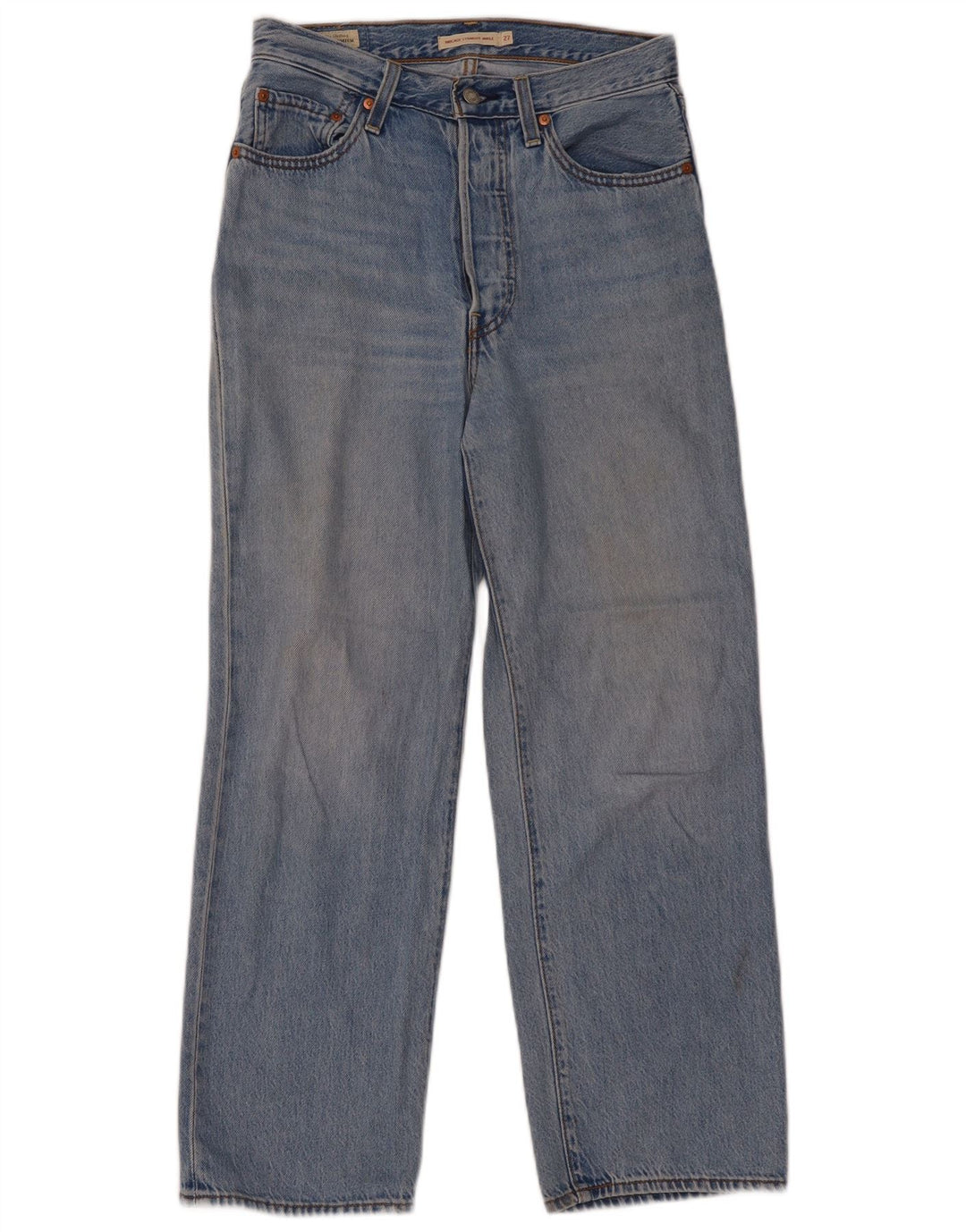 LEVI'S Jean Droit Ribcage Femme W27 L27 Bleu Coton