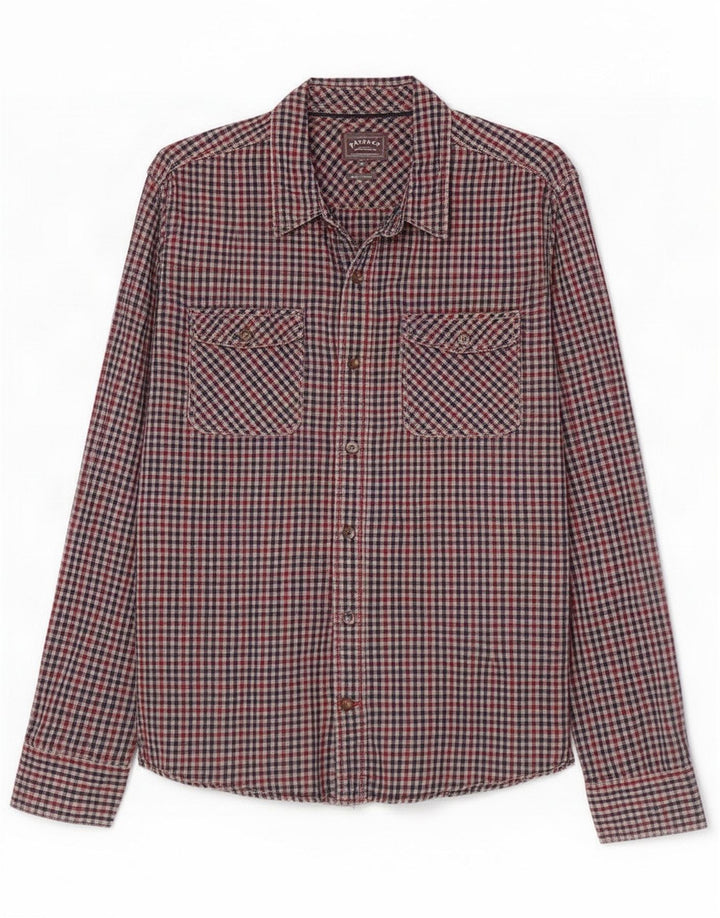 Fat Face Chemise cintrée pour hommes, grand coton vichy multicolore