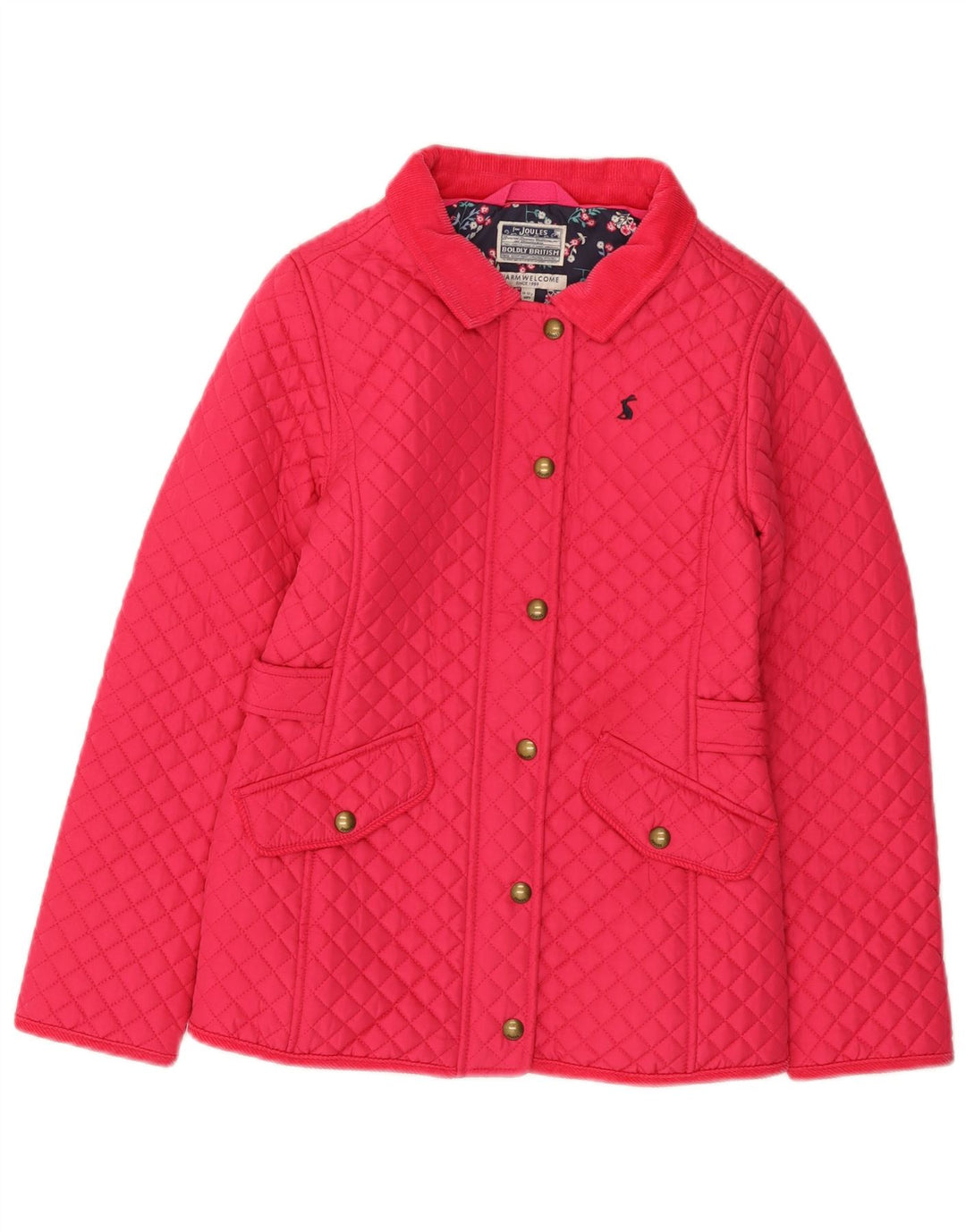 JOULES Veste matelassée Fille 11-12 ans Rose Polyester