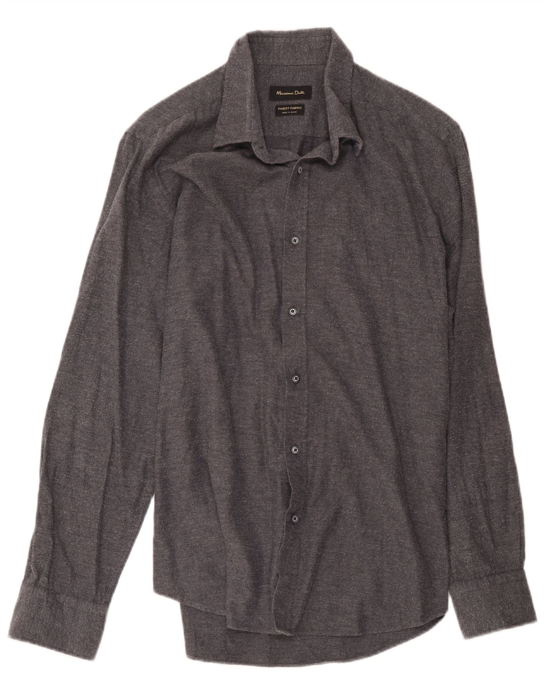 Massimo Dutti Chemise Homme Grand Gris Chevrons