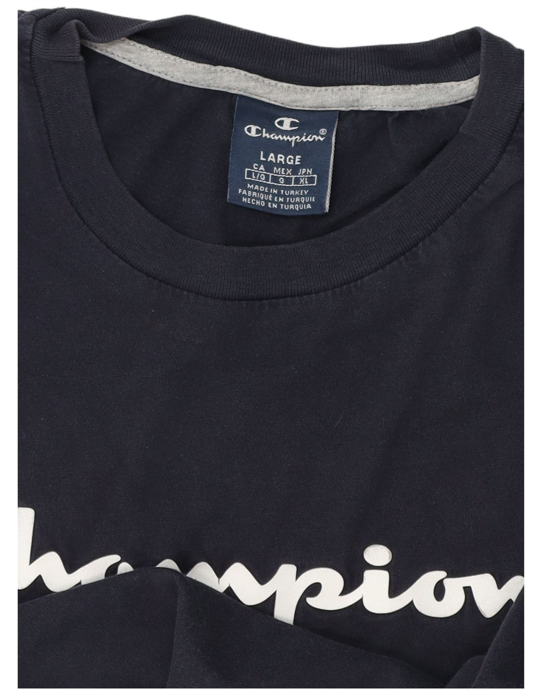 Champion T-Shirt Graphique Homme Grand Bleu Marine
