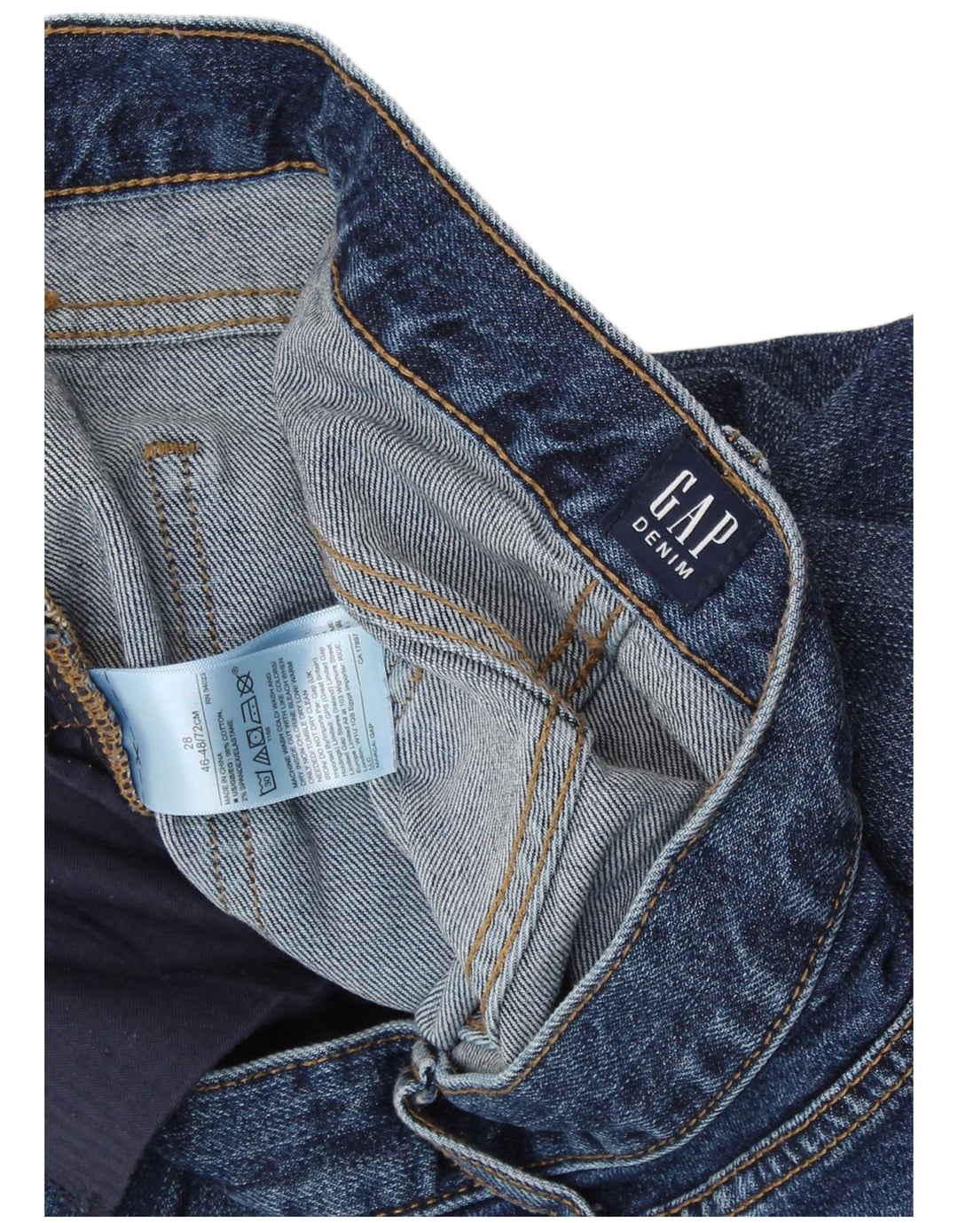 GAP Jean Slim Homme W28 L29 Bleu Coton
