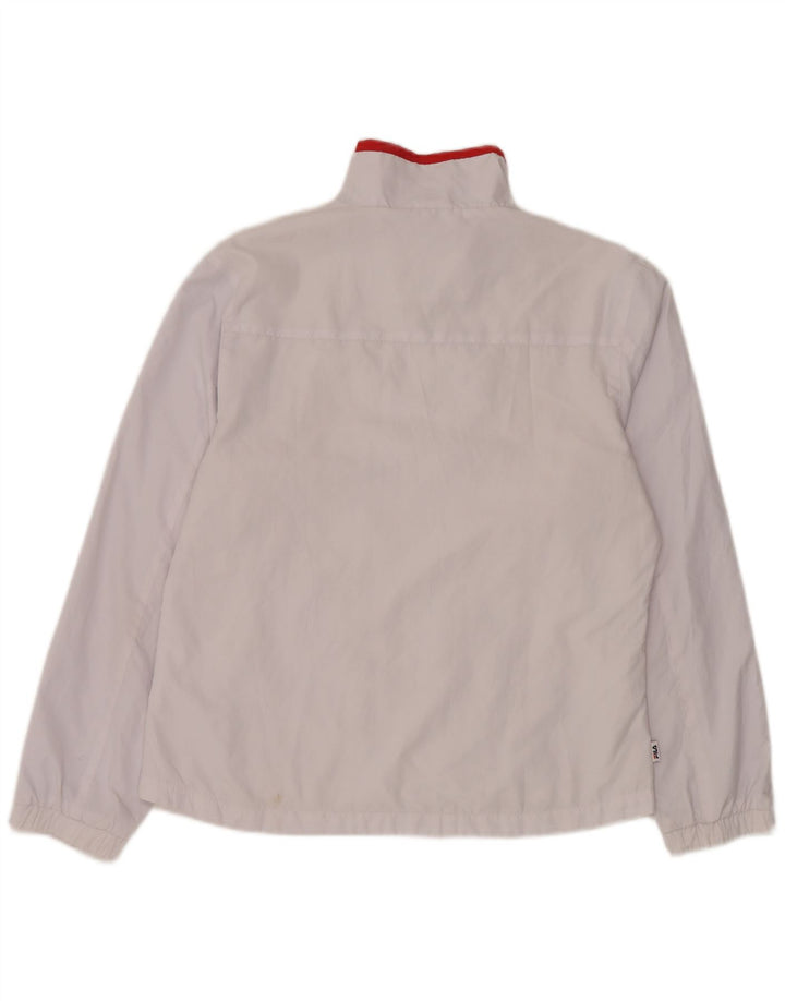 Fila Veste de survêtement pour homme Large Blanc Polyester