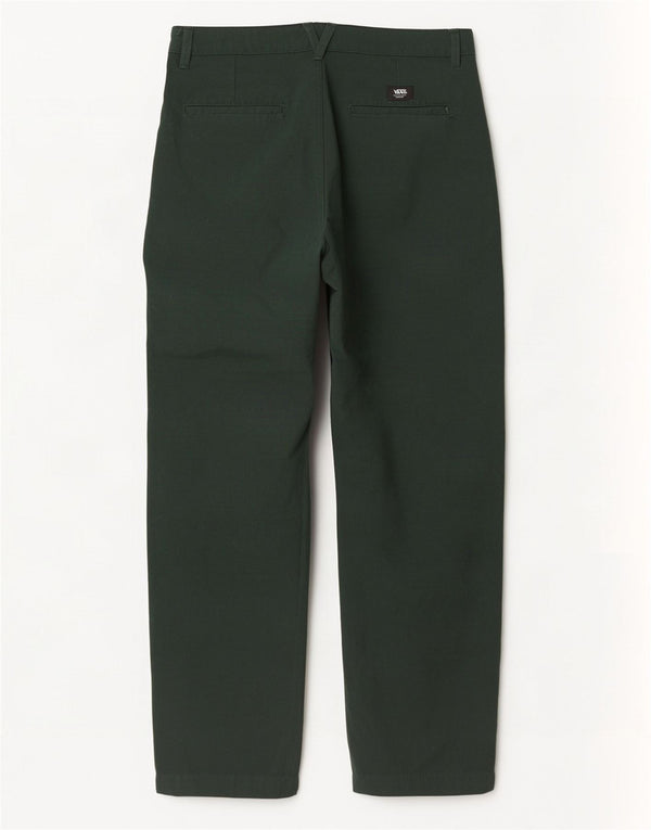 Vans Pantalon chino fuselé décontracté pour homme W32 L30 Vert Coton
