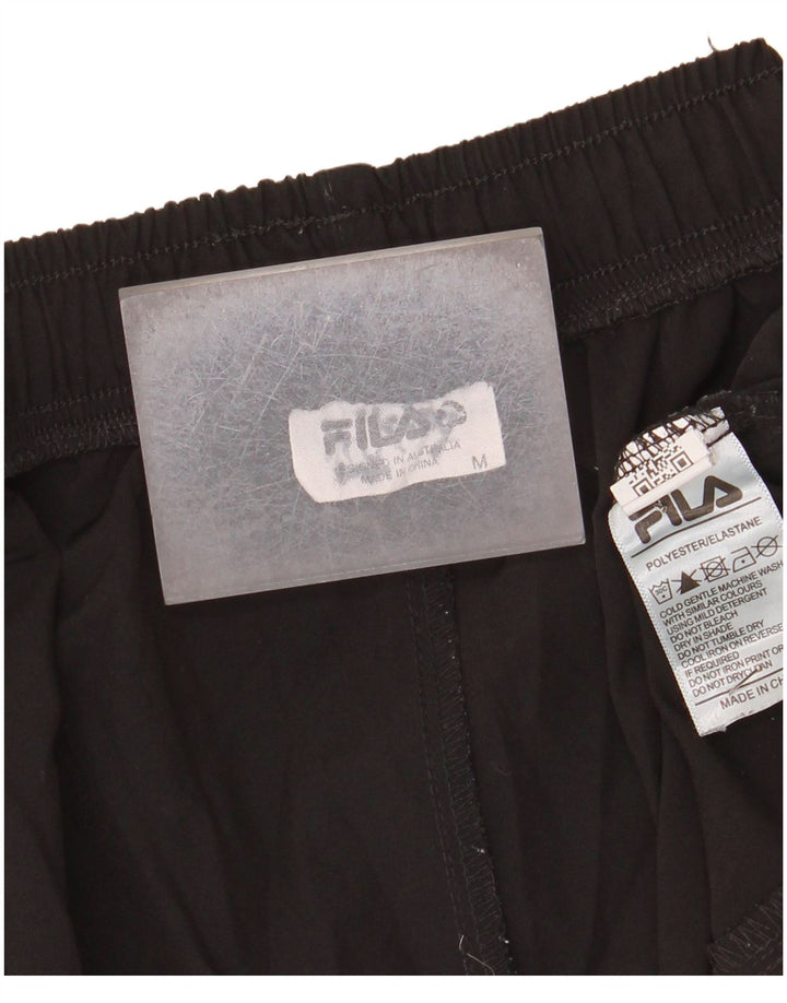 Fila Short de Sport Homme Noir Moyen Polyester