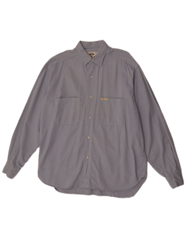 Replay Chemise Homme XL Bleu Coton