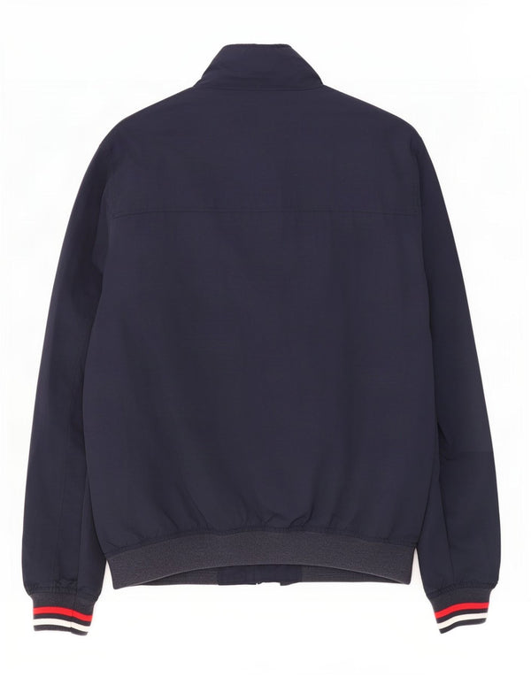 Tommy Hilfiger Veste Bomber Homme UK 44 2XL Bleu Marine Polyamide