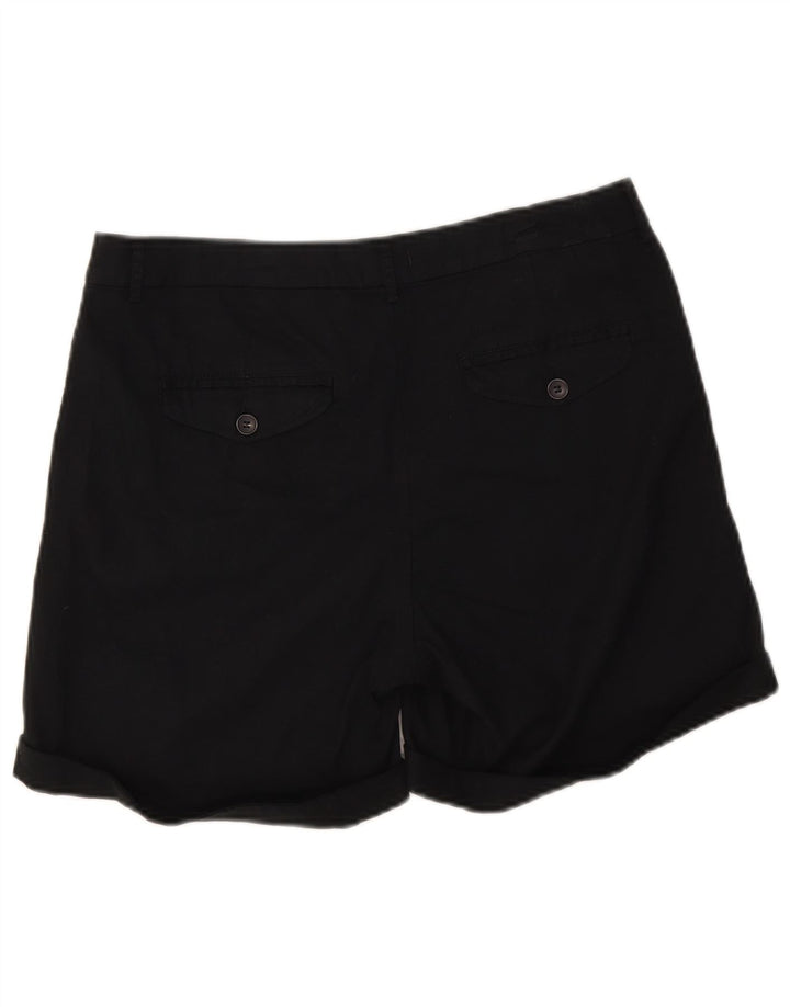 Benetton Short Chino Femme UK 12 Medium W32 Noir