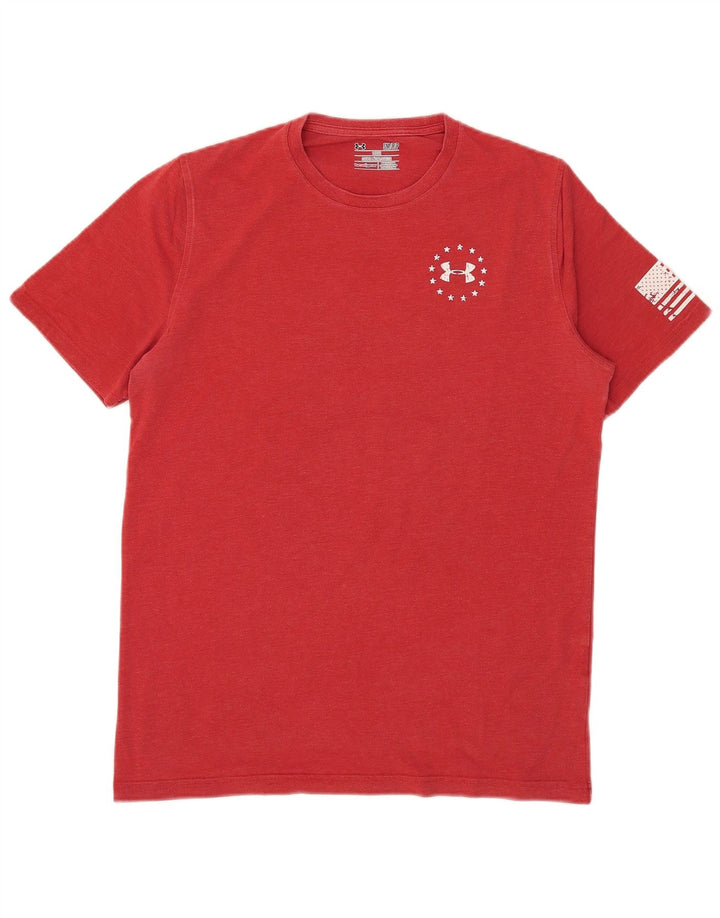 Under Armour T-Shirt Loose Fit Graphic Homme Petit Rouge