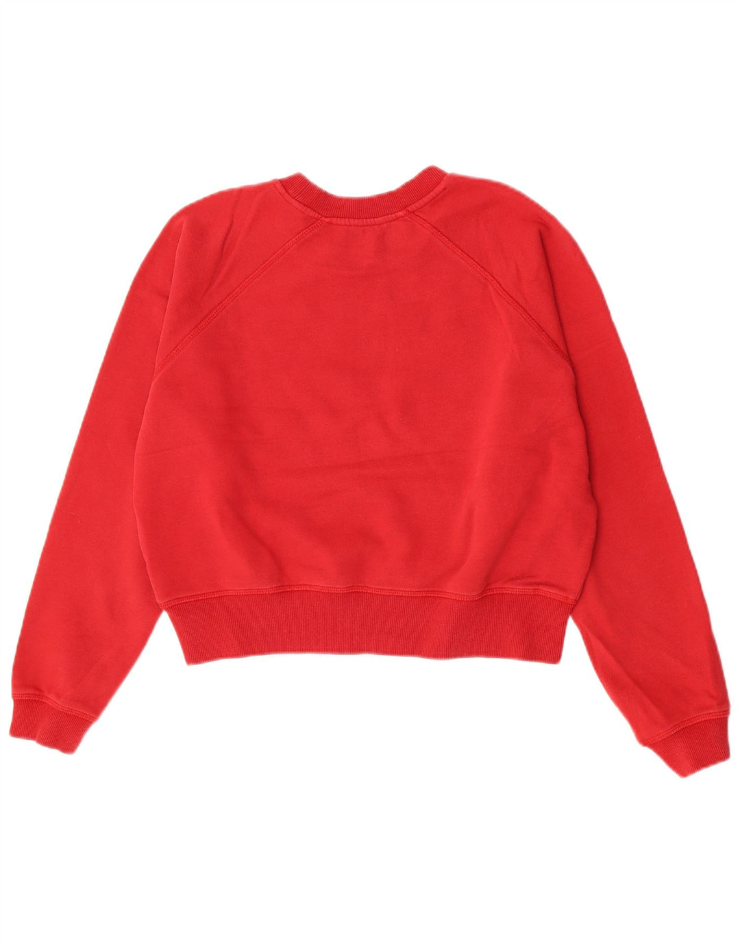 Guess Sweat-shirt court graphique pour femme UK 16 Large Rouge