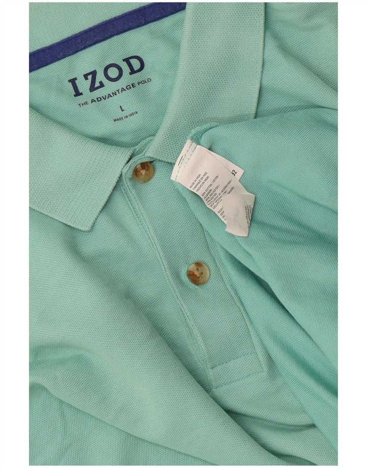 Izod Polo Homme Grand Coton Turquoise