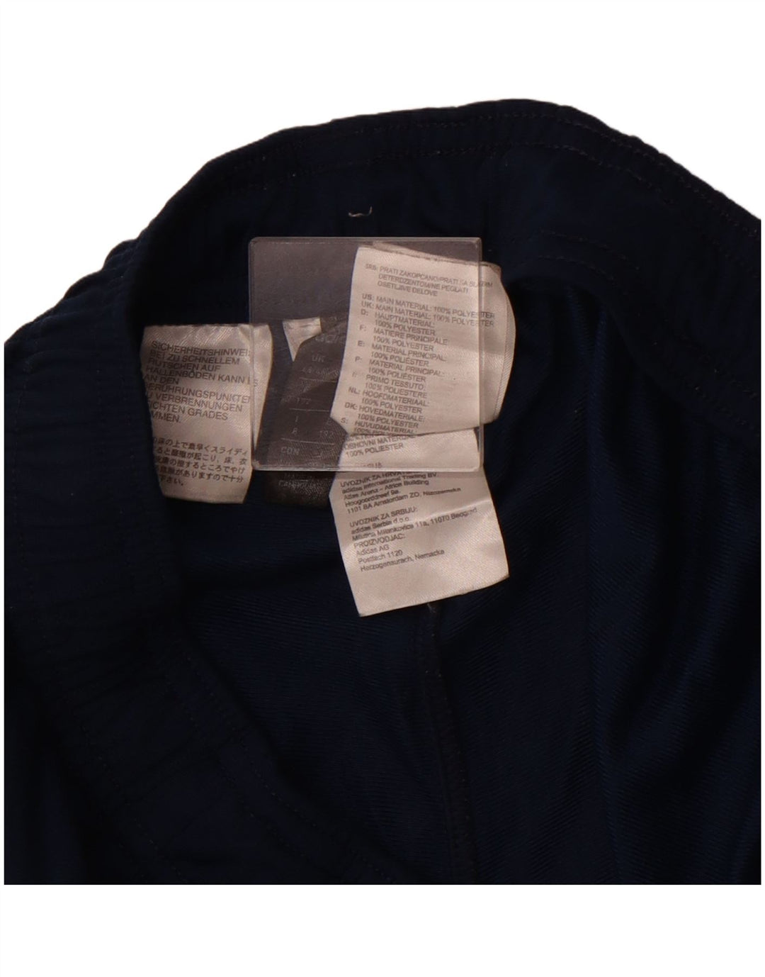 ADIDAS Pantalon de survêtement pour homme UK 44/46 Large Bleu Marine Polyester