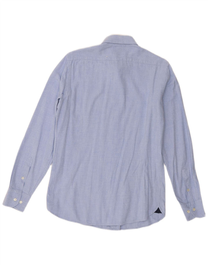 Massimo Dutti Chemise Homme Petit Bleu Coton