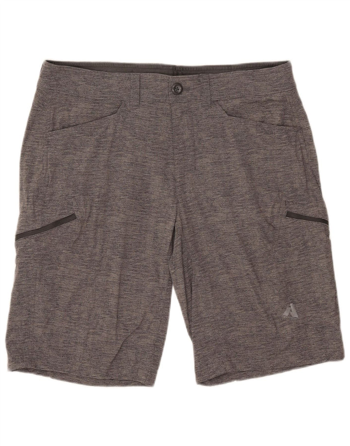 Eddie Bauer Short cargo pour homme W35 en nylon moucheté gris moyen