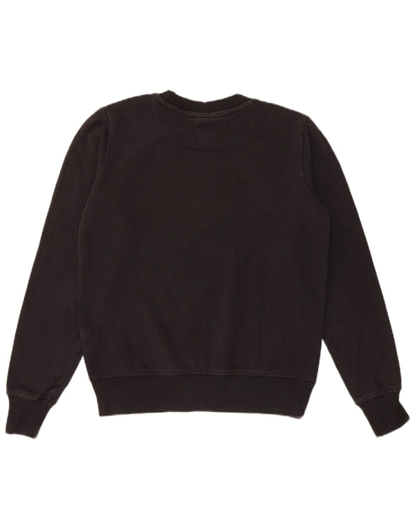 Champion Sweat-shirt graphique pour femme UK 10 Petit coton noir