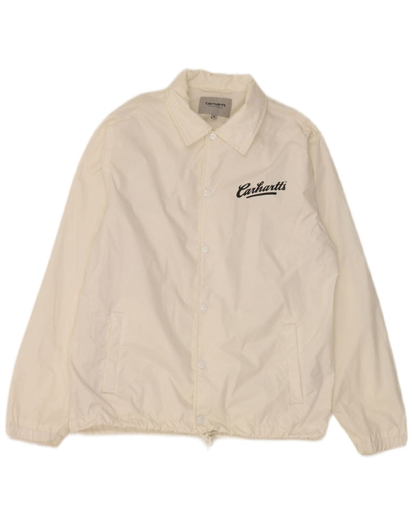Carhartt Veste de pluie graphique pour homme UK 38 Medium White Nylon