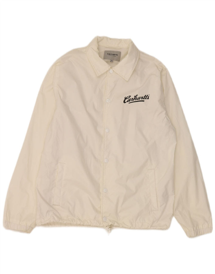 Carhartt Veste de pluie graphique pour homme UK 38 Medium White Nylon