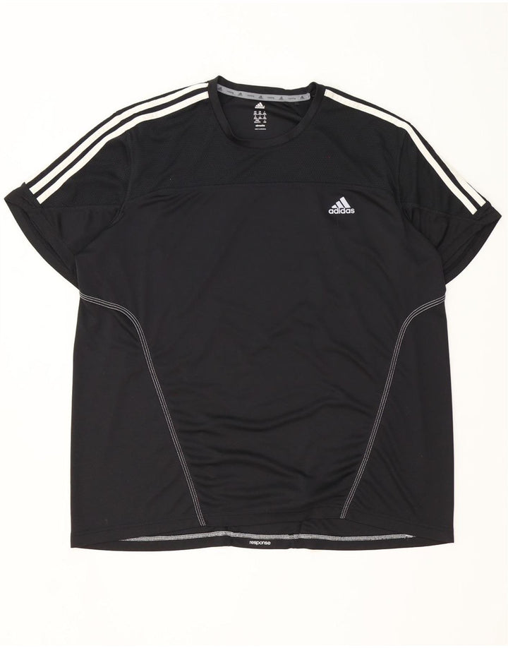 Adidas Hommes Climalite T-Shirt Haut 2XL Noir Polyester