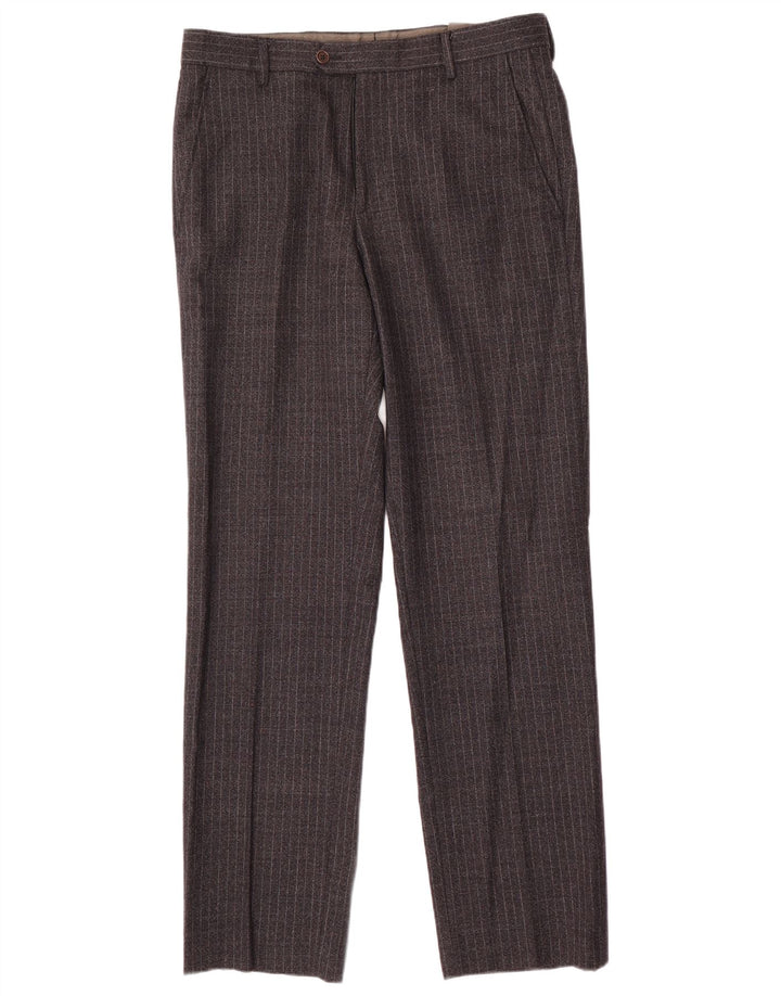 Gianfranco Ferre Costume 2 pièces pour homme UK 38 Medium W34 L33 Gris à fines rayures