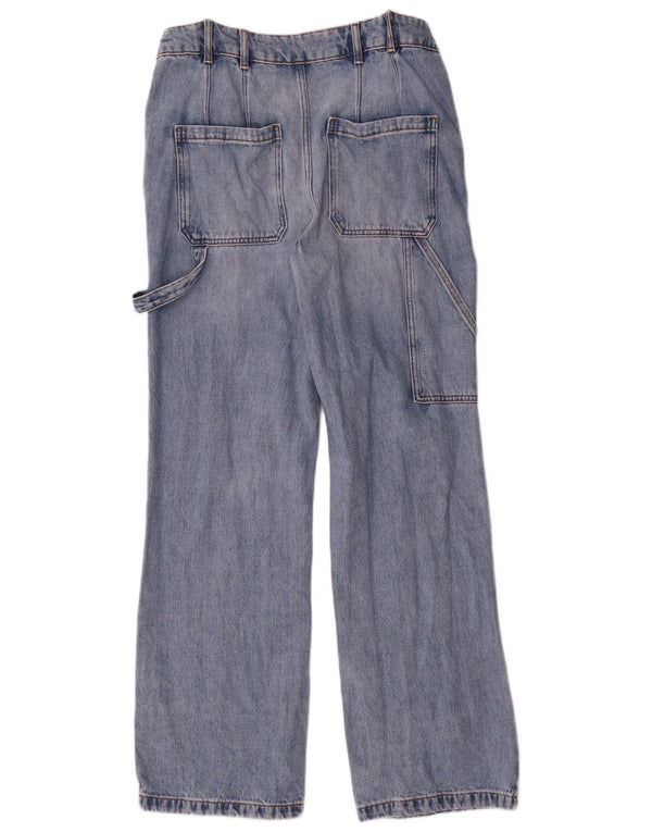 Fat Face Jean cargo ample pour femme UK 12 Medium W30 L31 Bleu Coton