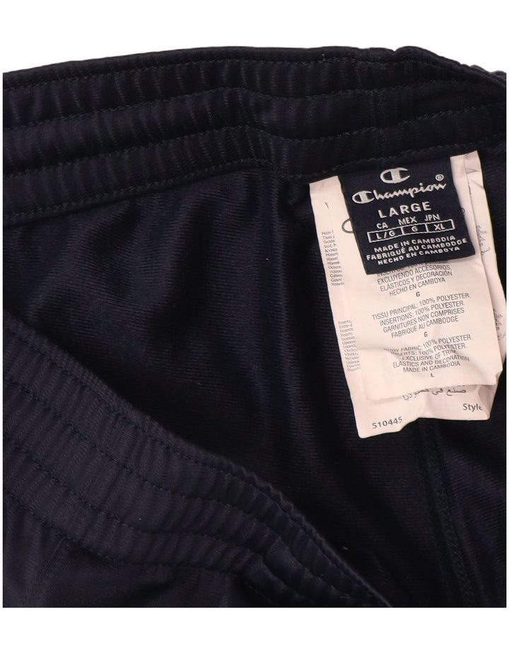Champion Pantalon De Survêtement Homme Large Bleu Marine Colorblock Polyester