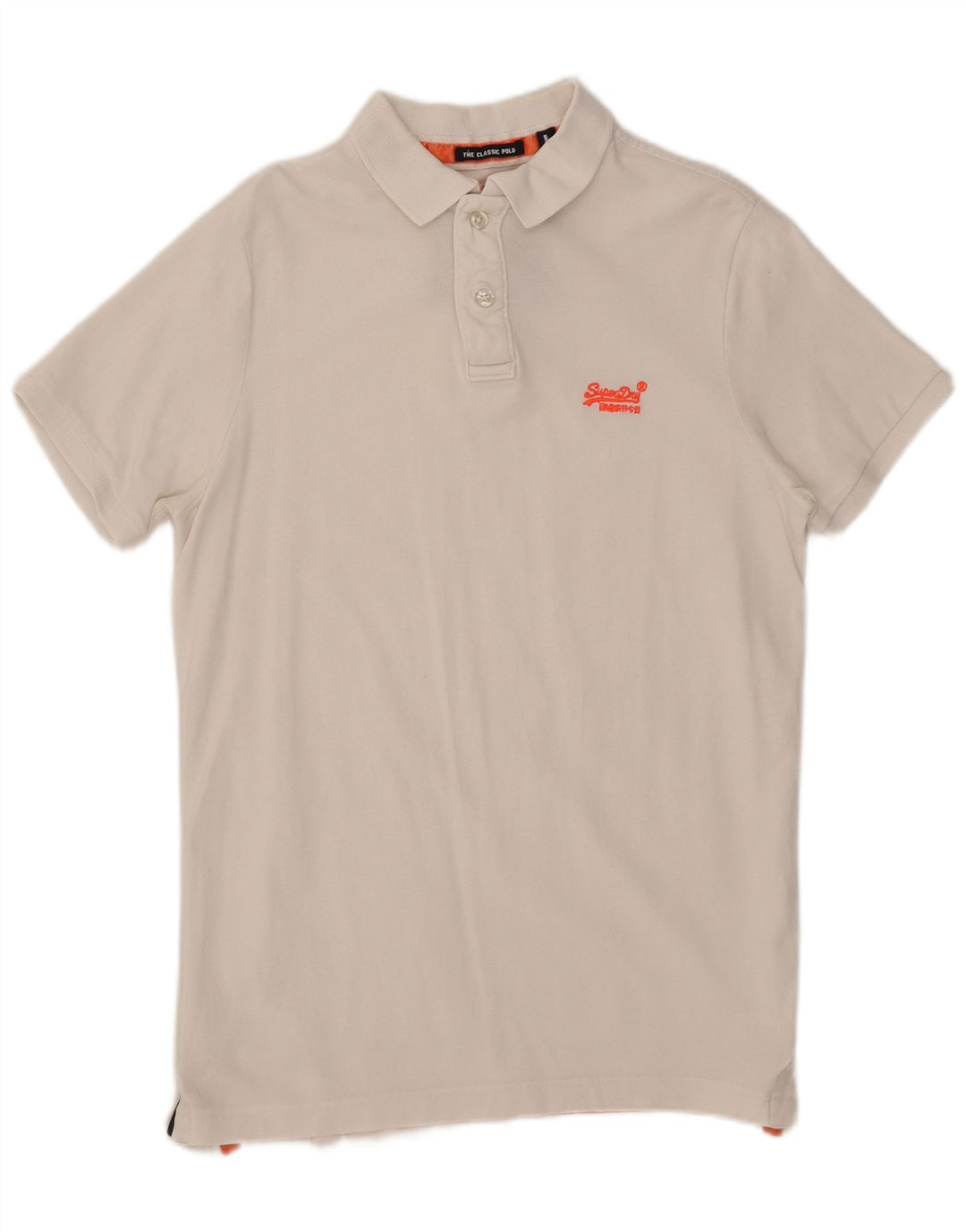 Superdry Polo Homme Grand Blanc Coton