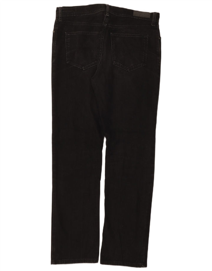 Marks & Spencer Jean droit régulier pour homme W34 L33 coton noir