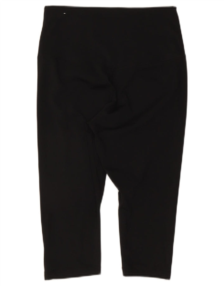 Nike Legging Capri Dri Fit Femme UK 12 Noir Moyen Polyester