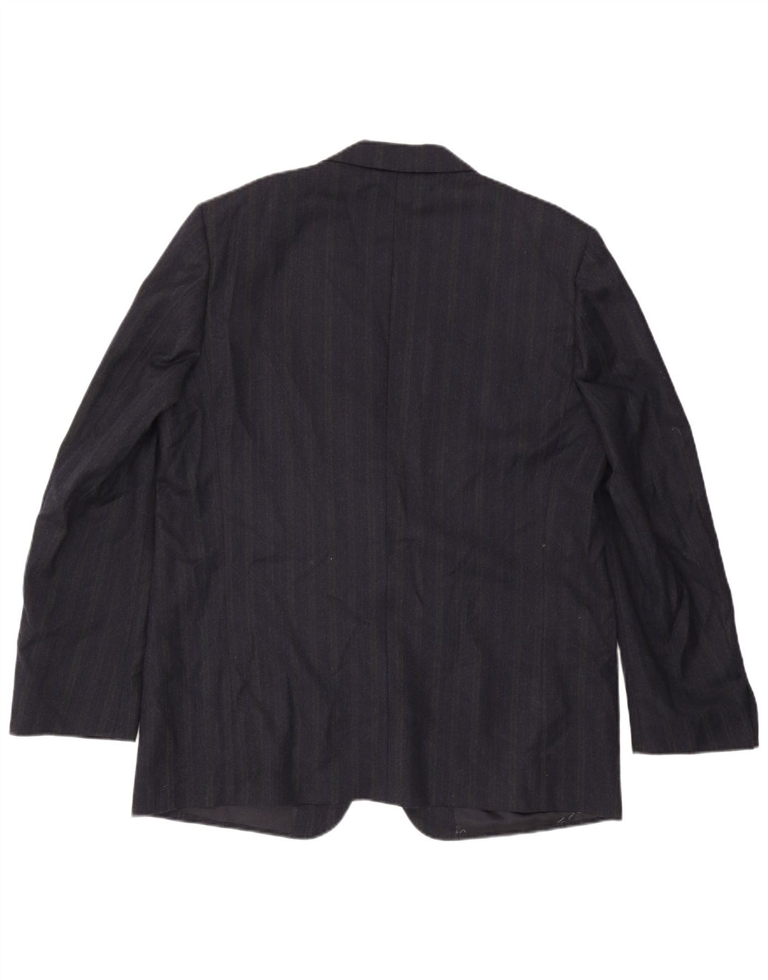Pierre Cardin Veste blazer 2 boutons pour homme IT 58 4XL Bleu marine à fines rayures
