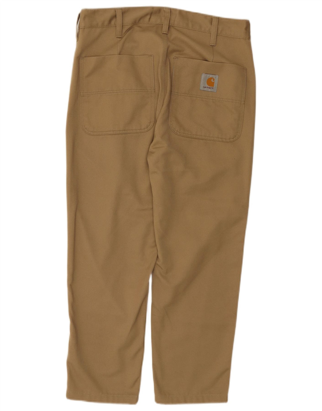 Carhartt Pantalon court Wip Pegged pour homme W29 L24 Beige Polyester