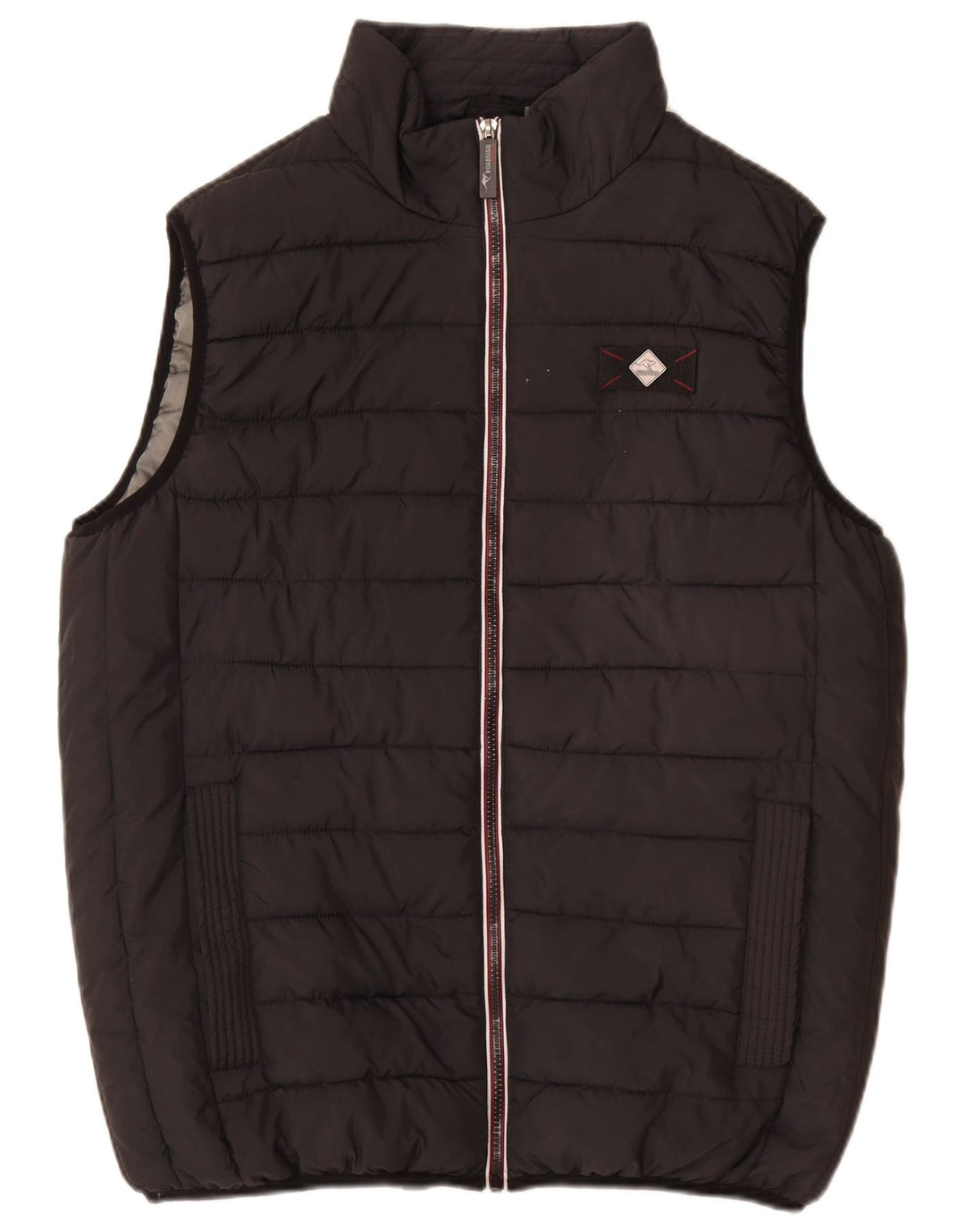 Roadsign Gilet rembourré pour homme UK 42 XL Noir Polyester