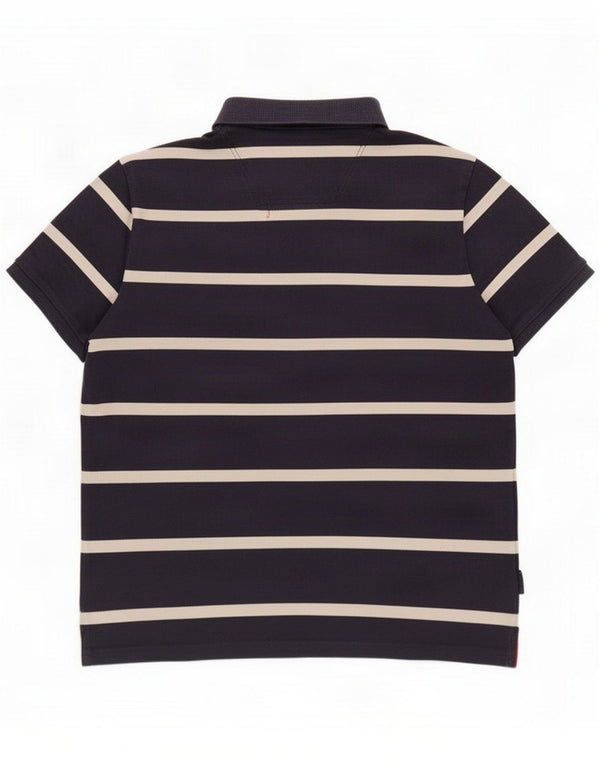 Polo Homme Joules Coton Rayé Bleu Marine Moyen