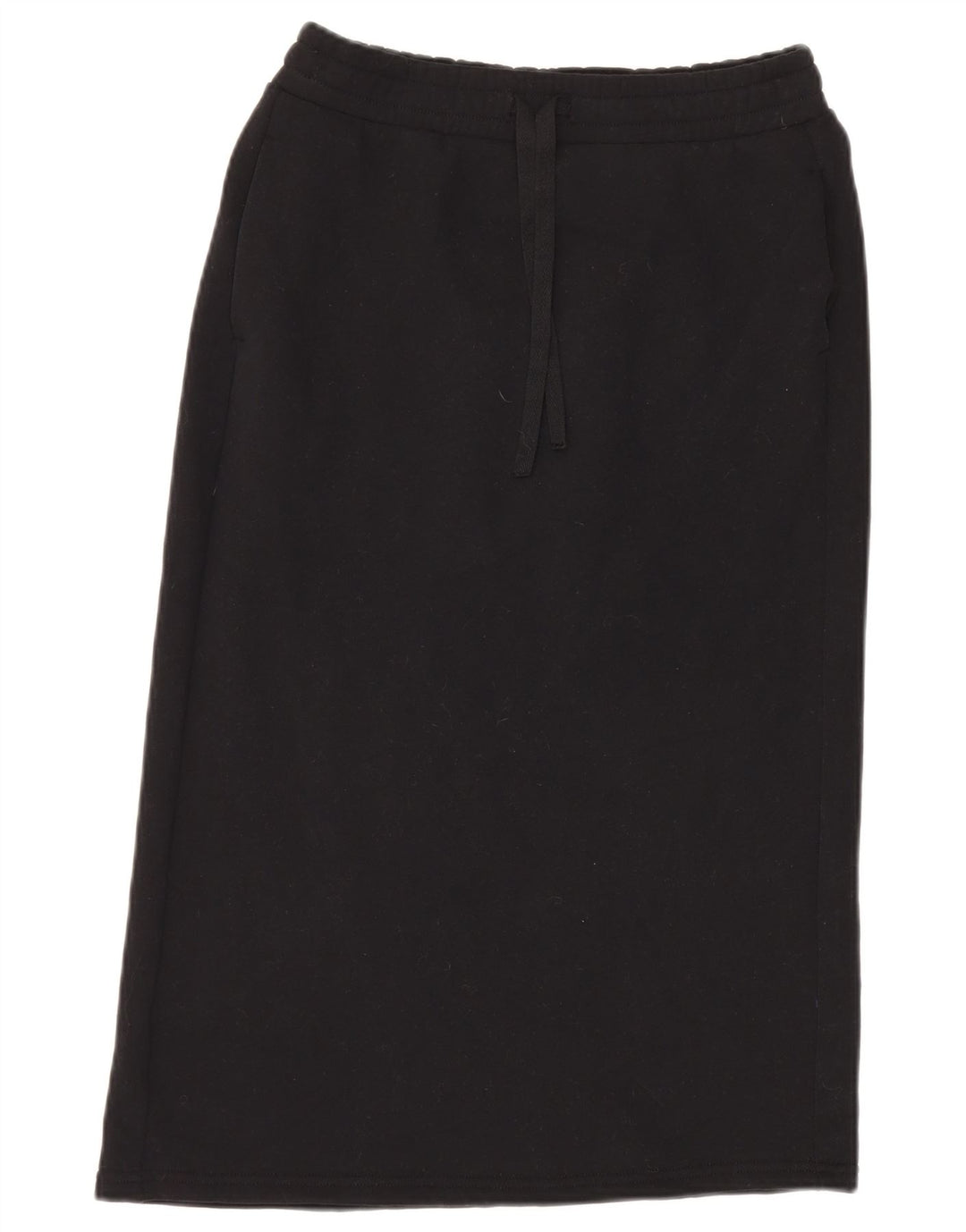 Benetton Jupe Droite Small W28 Coton Noir Femme