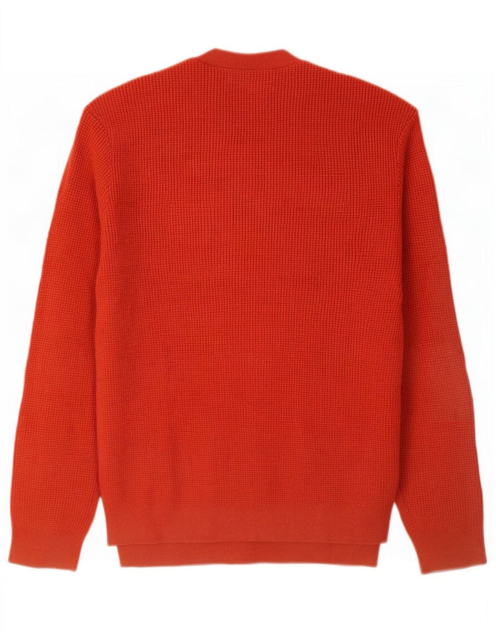 Marks & Spencer Pull à col rond pour homme en polyester orange Taille L