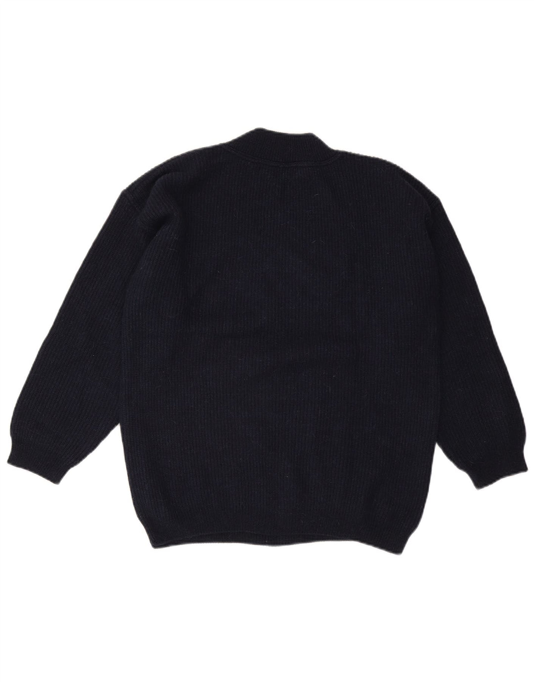 STEFANEL Pull Col Roulé Homme Petite Laine Bleu Marine