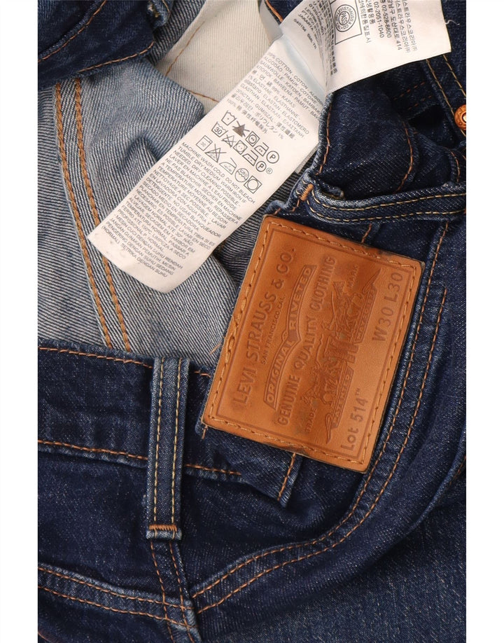 LEVI'S Jean Droit 514 Homme W30 L30 Bleu Coton