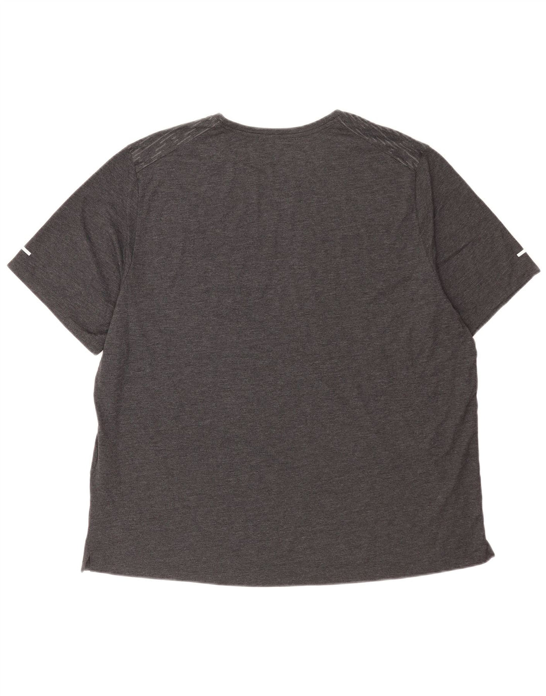Nike Mens Dri Fit T-Shirt Top 2XL Gris Géométrique Polyester