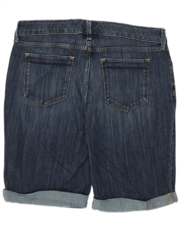 EDDIE BAUER Short en jean légèrement courbé pour femme US 10 Large W32 Bleu