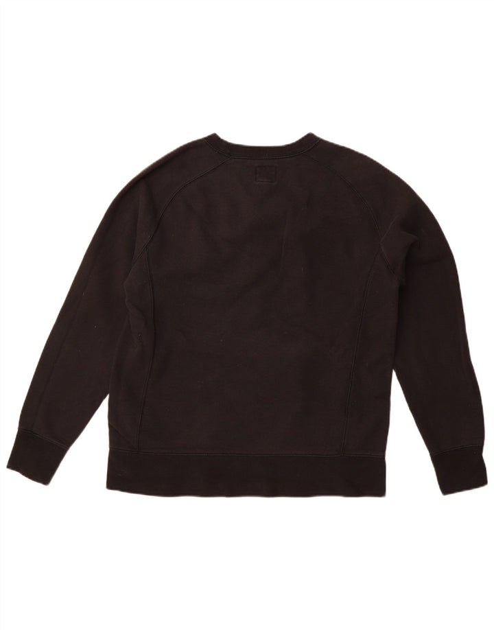 CHAMPION Sweat-shirt graphique pour femme UK 14, coton noir moyen