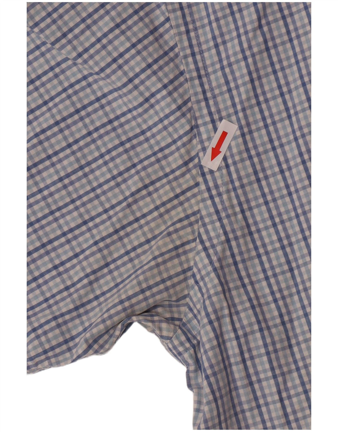 Izod Chemise à Manches Courtes Homme XL Bleu Carreaux Coton