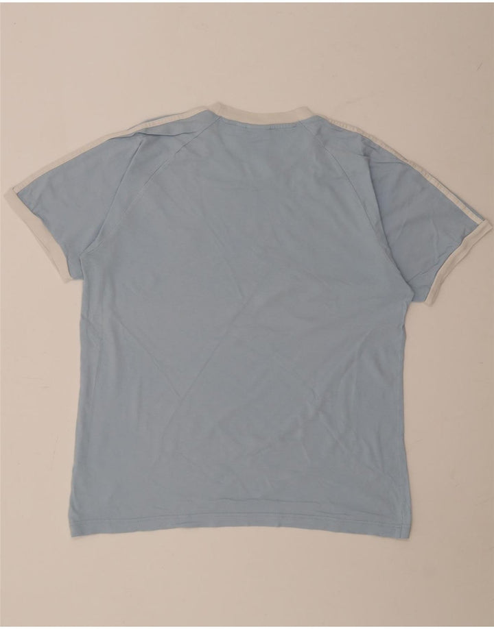 Adidas T-Shirt Homme Haut Grand Bleu Coton