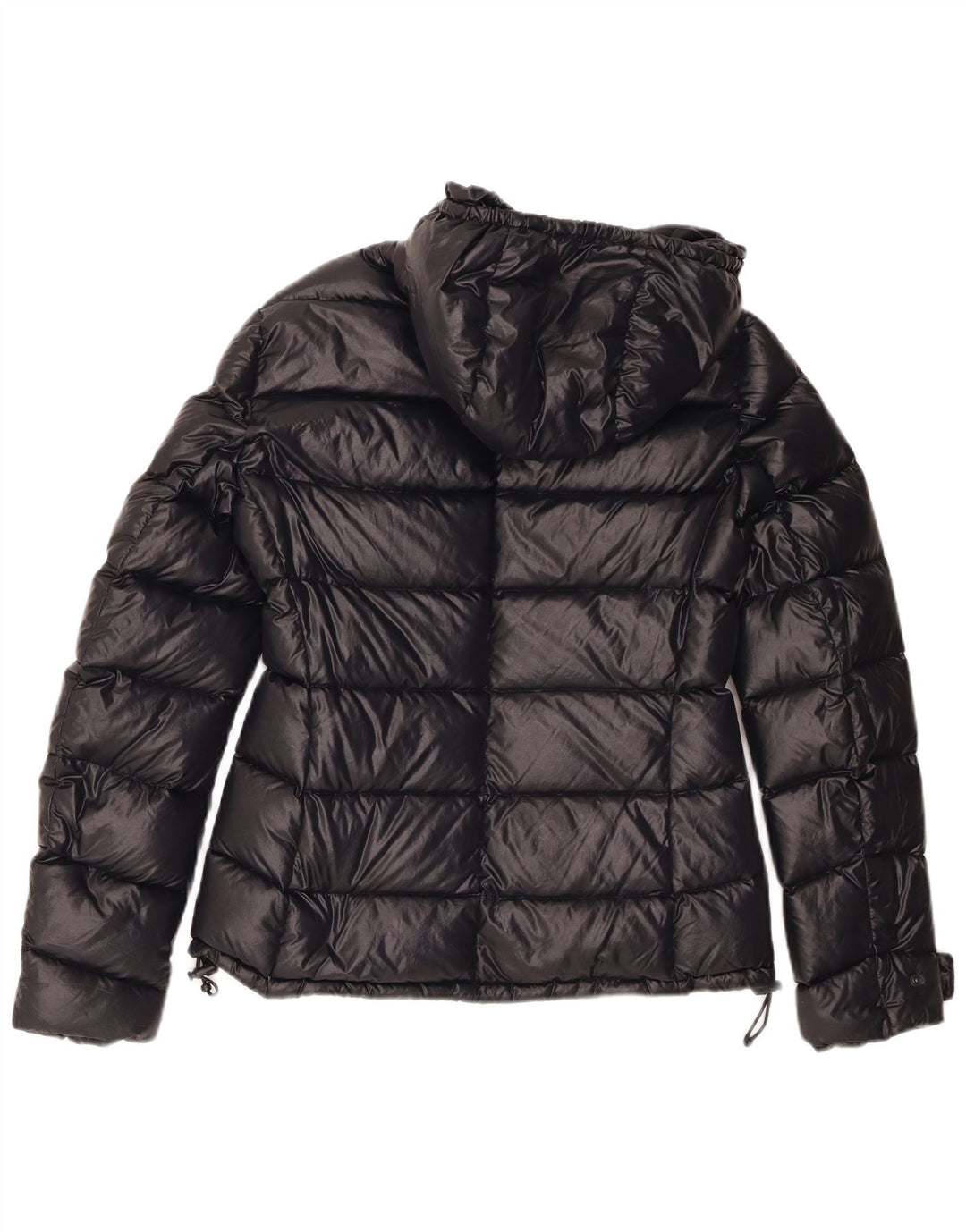Aspesi Veste matelassée à capuche pour femme UK 44 Medium Noir Polyamide