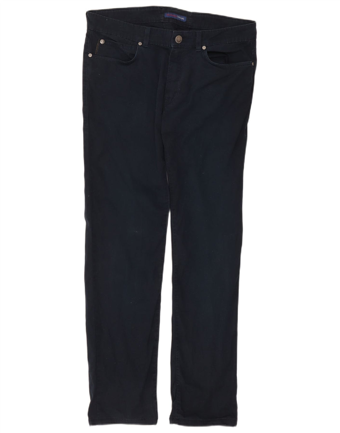 Trussardi Pantalon Droit Casual W34 L31 Bleu Marine Homme