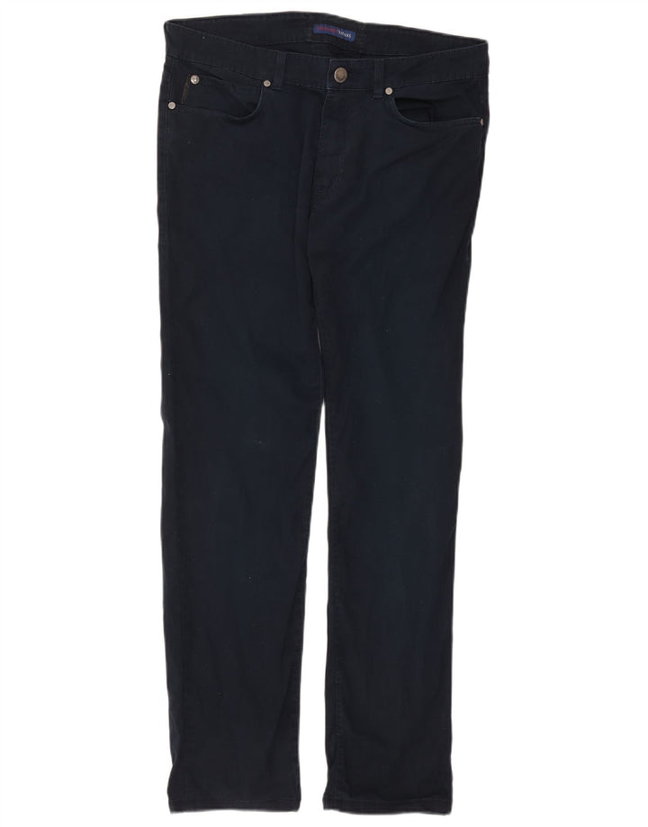 Trussardi Pantalon Droit Casual W34 L31 Bleu Marine Homme